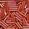 Mill Hill 82050 Red Rainbow Bugle Beads - Size 3/8" long