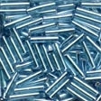 Mill Hill 82054 Aqua Ice Bugle Beads - Size 3/8" long