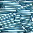 Mill Hill 92054 Aqua Ice Bugle Beads - Size 9/16" long