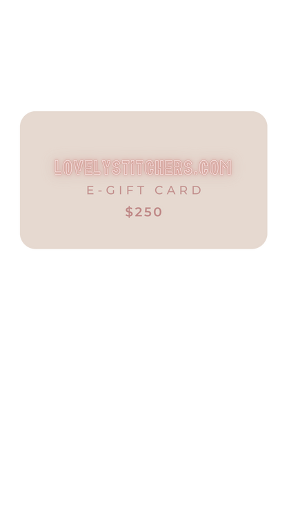 Lovely Stitchers Giftcard