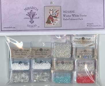 MD100E Winter White Santa Embellishment Pack