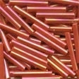 Mill Hill 92055 Red Rainbow Bugle Beads - Size 9/16" long